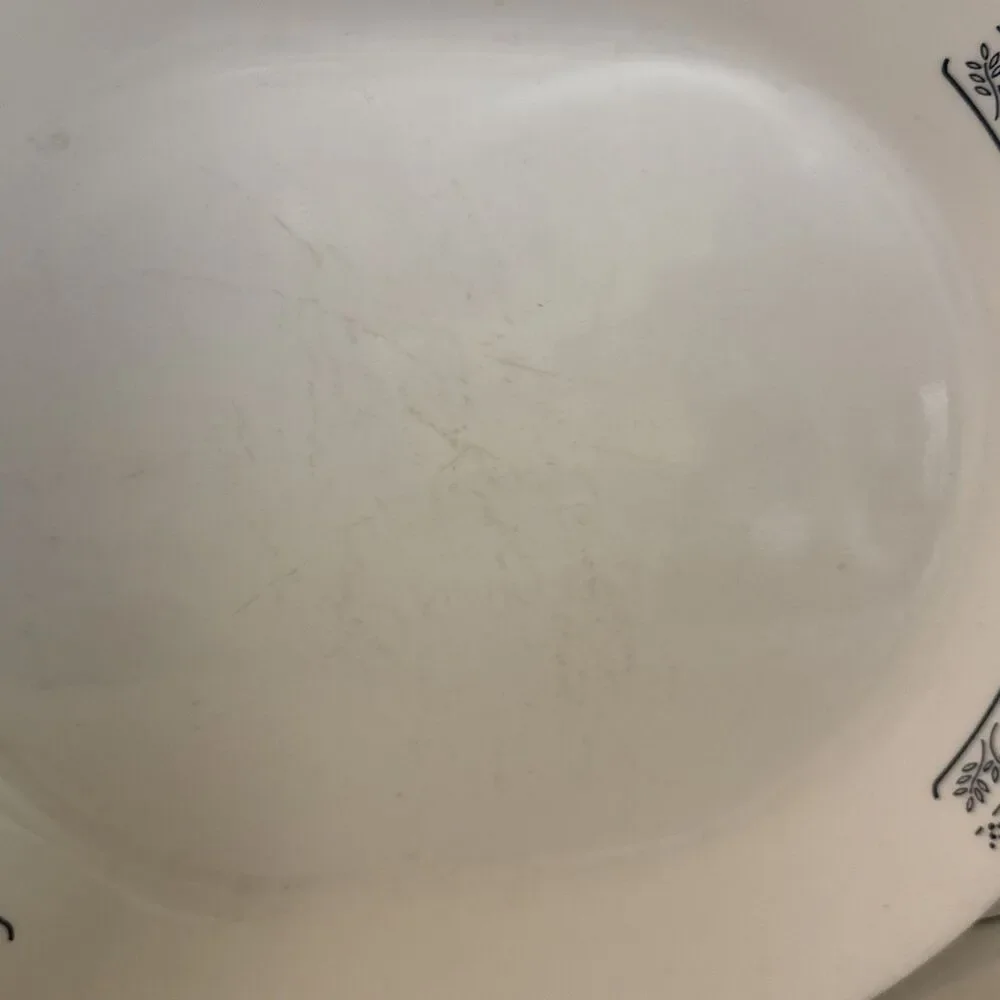 Vintage Corelle BLUEBERRY Oval Serving Platter 12